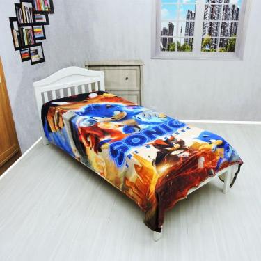 Imagem de Manta Cobertor Sonic Shadow Generation Ultra Soft Macia - Fantasia Bra