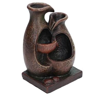 Imagem de Fonte da Mesa, Fonte de Mesa Sintética de 5V, Alimentação de água de água da Mesa de água Fonte de água de água de água de Relaxamento Interno de Relaxamento para Decoração de