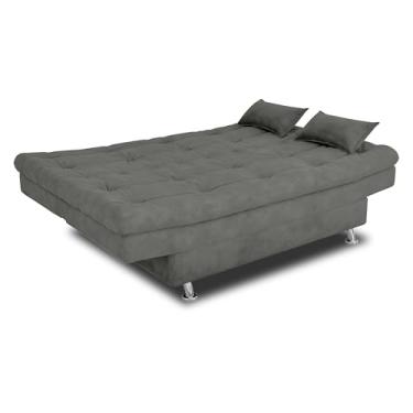 Imagem de Sofa Cama Solteiro Salomé Reclinável 3 Posições Tecido Veludo