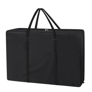 Imagem de Explore Land Bolsa de armazenamento de cadeira resistente para cadeira longa dobrável, cadeira de gravidade zero, cadeira de transporte leve, andador dobrável (preto)