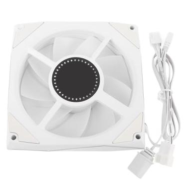 Imagem de PC Case Ventilador, 120mm Ventilador CPU Cooler Positivo 9 Lâmina ARGB Luz Sincronização Ventilador CPU Baixo Ruído 4 Pin PWM 5V 3 Pin 800RPM para 1800RPM CPU Cooler Refrigeração