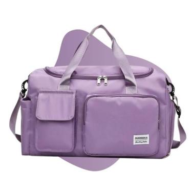 Imagem de Bolsa Mala Transversal Feminina Academia Treino Blogueira - VRABAGS, L