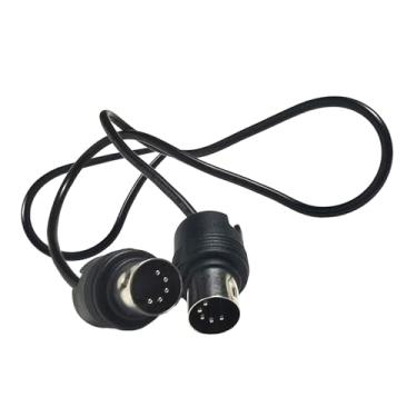 Imagem de Dynwave Cabo de extensão de áudio midi macho para órgão masculino 5 pinos din macho 5 pinos para 5 pinos acessórios de transmissão de linha musical cabo midi, 1 milhão