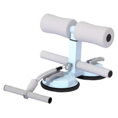 Imagem de oshhni Sente -se o equipamento de treino de barra portátil ajustável por portátil com 2 copos de sucção forte dispositivo de assistência à barra para, Azul