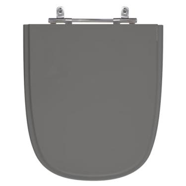 Imagem de Tampa de Vaso Ibiza Cinza Escuro Amber Gris Mdf Sicmol