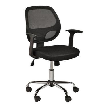 Imagem de Cadeira De Escritório Premium Tela Mesh Até 120Kg - Preto