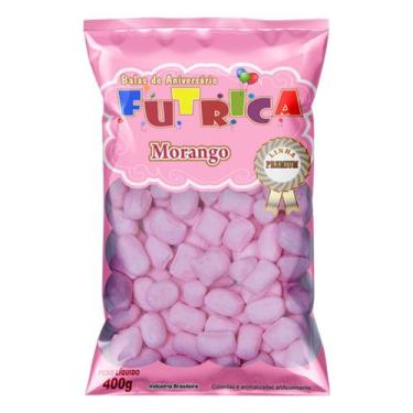 Imagem de Bala de Coco Sabor Morango - 400g - Futrica