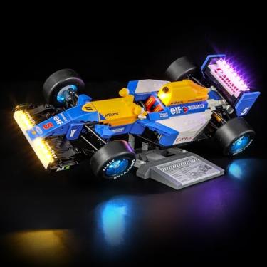 Imagem de YEABRICKS LED Light for 10353 Icons Williams Racing FW14B & Nigel Mansell Building Blocks Model (Building Set NOT Included)