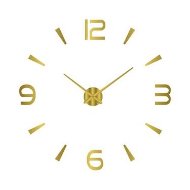 Imagem de Relógio de Parede Moderno 3D DIY - Quartzo, Acrílico e Espelho - Decor