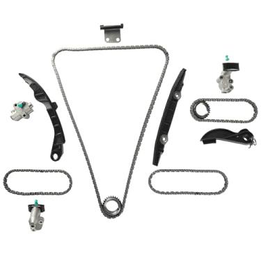 Imagem de Kit de corrente de distribuição do motor para Nissan Altima 2007-2014/Maxima 2009-2014/Murano 2009-2013/Pathfinder 2013-2024 e Infiniti QX60/JX35 3.5L V6 VQ35DD, substitui 130286KA0A/1330286KA0A/1335