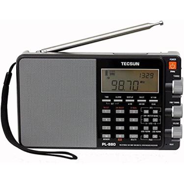 Imagem de Tecsun PL880 Portátil Digital PLL Dual Conversion AM/FM, Rádio Longwave e ondas curtas com recepção SSB (faixa de lado único)