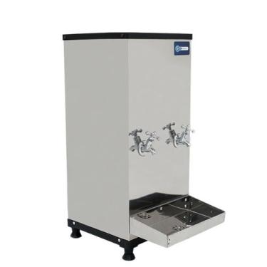 Imagem de Bebedouro Industrial de Bancada 25L Inox 2 Torneiras Knox KX02B, 220V