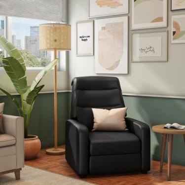 Imagem de Poltrona Reclinável Doris Preta - Mobly