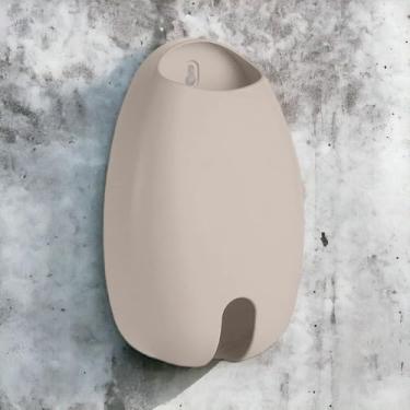 Imagem de Dispenser Organizador De Sacolas de Parede Puxa Saco Bege