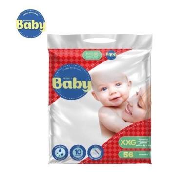 Imagem de Fraldas descartaveis primeiro baby hyper xxg c/56 un