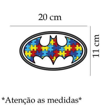 Imagem de Adesivo Para Carro Autismo - Batman - Lojinha Da Luc