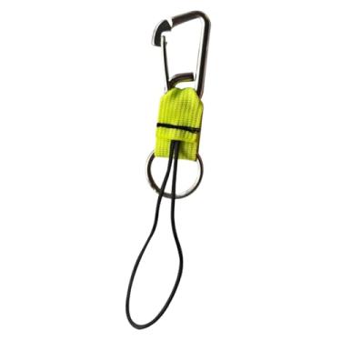 Imagem de rockible Cordão para mergulho autônomo Cordão para câmera de mergulho Correia de nylon versátil com fivela de liberação rápida para esportes aquáticos Lanterna, Amarelo