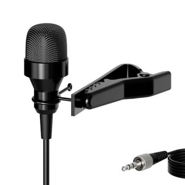 Imagem de Microfone de lapela condensador Pro JK MIC-J 017 compatível com transmissor sem fio Sennheiser - microfone com cancelamento de ruído