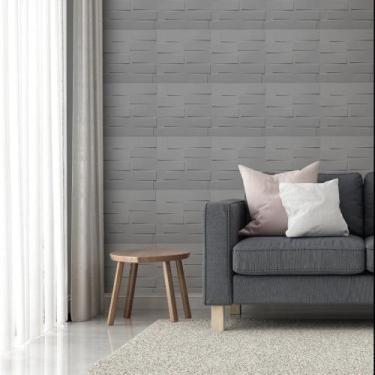 Imagem de JK Kit 16 Placas 3D 50x50cm Dubai Cinza - JK Casa&Decor
