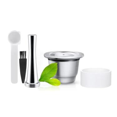 Imagem de Filtro de Cápsula de Café Recarregável em Aço Inoxidável Cápsula de Café Cápsula de Café para Máquinas Nespresso