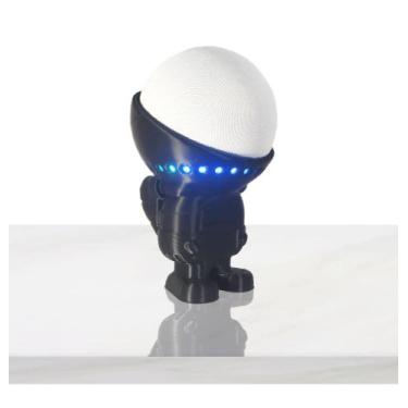 Imagem de Suporte Para Alexa Echo Dot 4 De Mesa Robô Espacial - Marxgreg3d