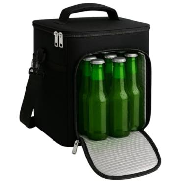 Imagem de Bolsa Térmica Para Bebidas Cabe 22 Latinhas e Mantém Gelado por Horas