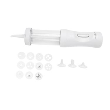 Imagem de ＫＬＫＣＭＳ Kit para prensar biscoitos, utensílio caseiro para assar, fácil de limpar, prensa para biscoitos, máquina para fazer biscoitos de sobremesa