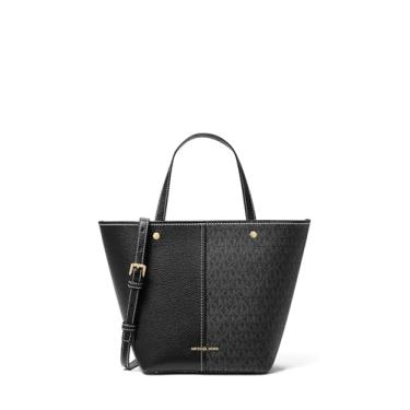 Imagem de Michael Kors Bolsa Flora média, preta, Preto, One Size