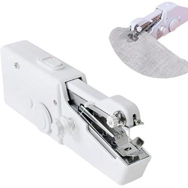 Imagem de Maquina De Costurar Portatil Viagem Mini A Pilha Eletrico Pratico