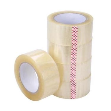 Imagem de Pacote de Fita Transparente de 48MMX100MT com 5 unidades - Bompack ou 