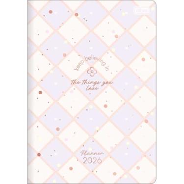 Imagem de Planner, Mensal, SOHO 2026, 17,8 x 25,4 cm, Grampeado, Xadrez, 90g