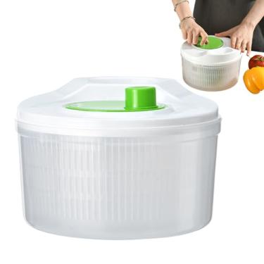 Imagem de Tigela de lavagem de frutas - Cesta de lavagem de frutas | Secador manual de camada dupla escorredor de cozinha para armazenamento diário macarrão salada baga casa restaurante despensa armário