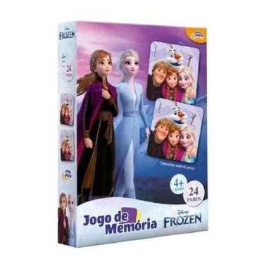 Imagem de Jogo De Memória Disney Frozen 24 Pares Toyster