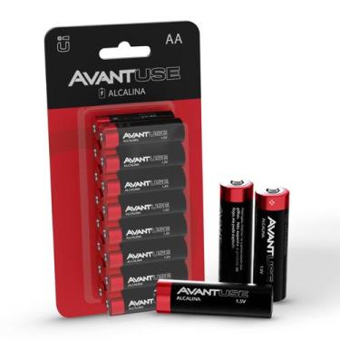 Imagem de Kit 16 Pilhas Alcalina Pequena AA 1.5v Cod: 408030014 Avant Use