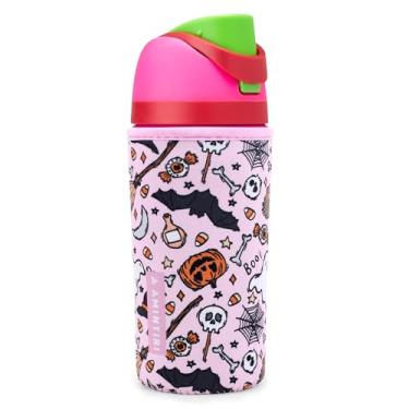 Imagem de Capa fofa para Owala Kids FreeSip 473 ml, material de neoprene que absorve o suor, capa isolada compatível com Owala Kids, manga resistente a arranhões para garrafa de água para crianças (caminhão