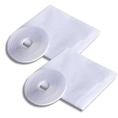 Imagem de Kit 2 Telas Protetoras Para Janela Contra Mosquito Pernilongo Mosquiteira Anti Inseto Removivel (1,30m x 1,50m)