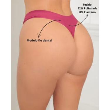 Imagem de Kit 5 Calcinhas Fio Dental Invisible Touch - Corte a Laser em Poliamid