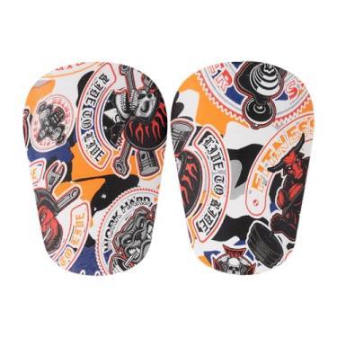 Imagem de Zxpjkyu 2x Mini Caneleiras de Futebol, Proteção para Pernas, Equipamento de Proteção, Protetor Profissional Compacto E Confortável para Atividades Ao Ar Livre, S