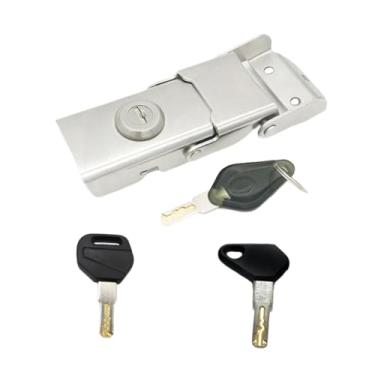 Imagem de Generic Trava de porta-malas traseira de motocicleta, ferramenta de travamento, acessórios para motocicleta, trava antifurto para porta-malas, gabinete de, .668al