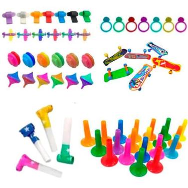 Imagem de 300 Mini Brinquedos Lembrancinha Sacolinha Atacado Infantil - VENDEU B