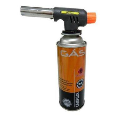 Imagem de Maçarico Portátil + 1 Refil De Gás Butano - TITANIUM