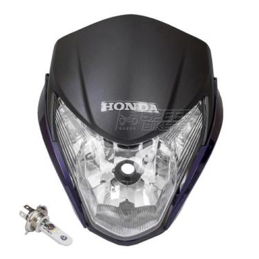 Imagem de Farol Completo Fan/Titan 125 150 2011 A 2013 ul Com Led - Plasmoto