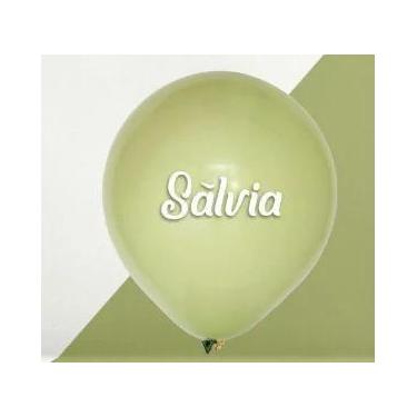 Imagem de BALÃO REDONDO LISO- ART-LATEX Nº 05 - SÁLVIA - Pacote com 50 unidades 