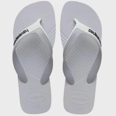 Imagem de Sandálias Havaianas Dual Branco/Cinza Gelo 41/42