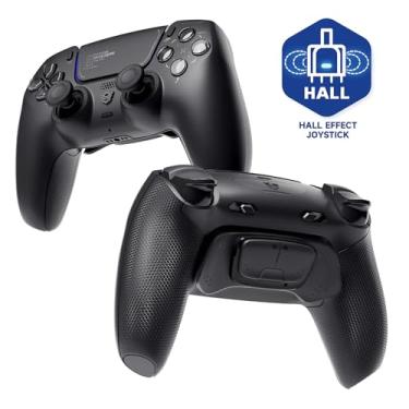 Imagem de HEXGAMING ULTIMATE PRO Gaming Controller Compatible with ps5/PC/Mobile - 4 Back Buttons, 6 Custom Profiles, Adjustable Triggers, 8 Swappable Thumbsticks - Hall Effect Chaos Black