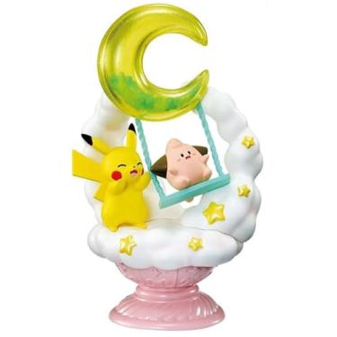 Imagem de Re-Ment Pokemon Starrium Collection, Miniature Display Diorama Figures, Collectible Character Set with Pikachu, Cleffa, Multiple Colors, 3 Inch Height (Cleffa & Pikachu)