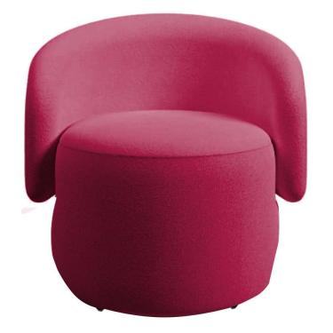 Imagem de Poltrona Decorativa Anny Suede Vermelho