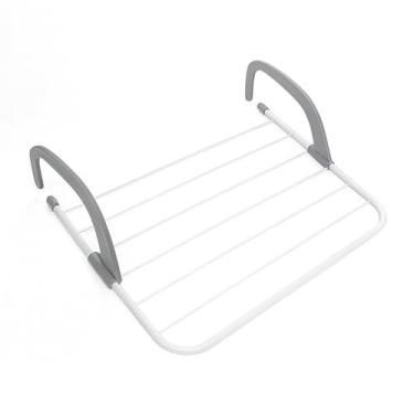 Imagem de Varal Portátil de Janela para Apartamento e Viagem Parede Sacada Box Banheiro Super Leve