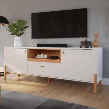 Imagem de Rack Sala Londres Off White New-jequitiba