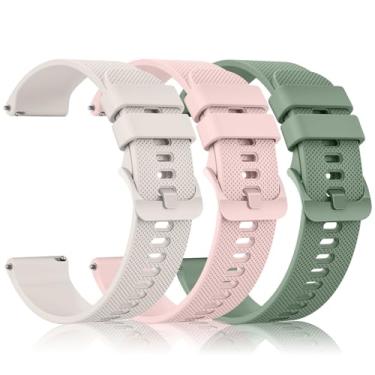 Imagem de Tobfit Pacote com 3 pulseiras de silicone esportivas de substituição compatível com BIGGER FIVE Smartwatch Band, pulseira de substituição macia para BIGGER FIVE Smart Watch para meninos e meninas